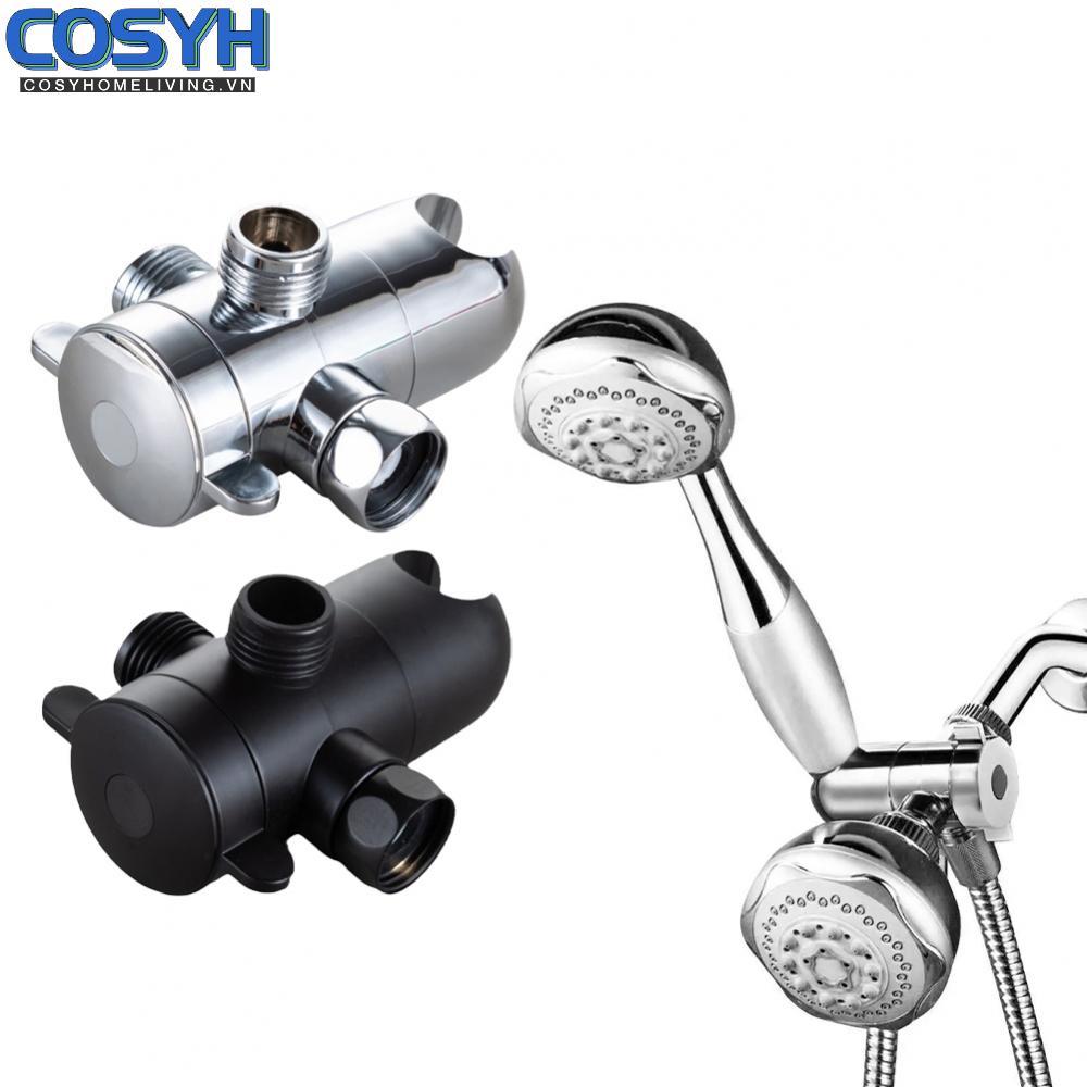 <cosyh>ABS Shower Accessory 3 Way Diverter Valve for Enhanced Bathing Convenience