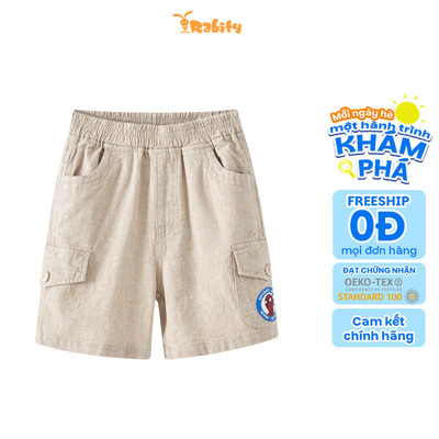   Quần short thô bé trai Rabity 532.020