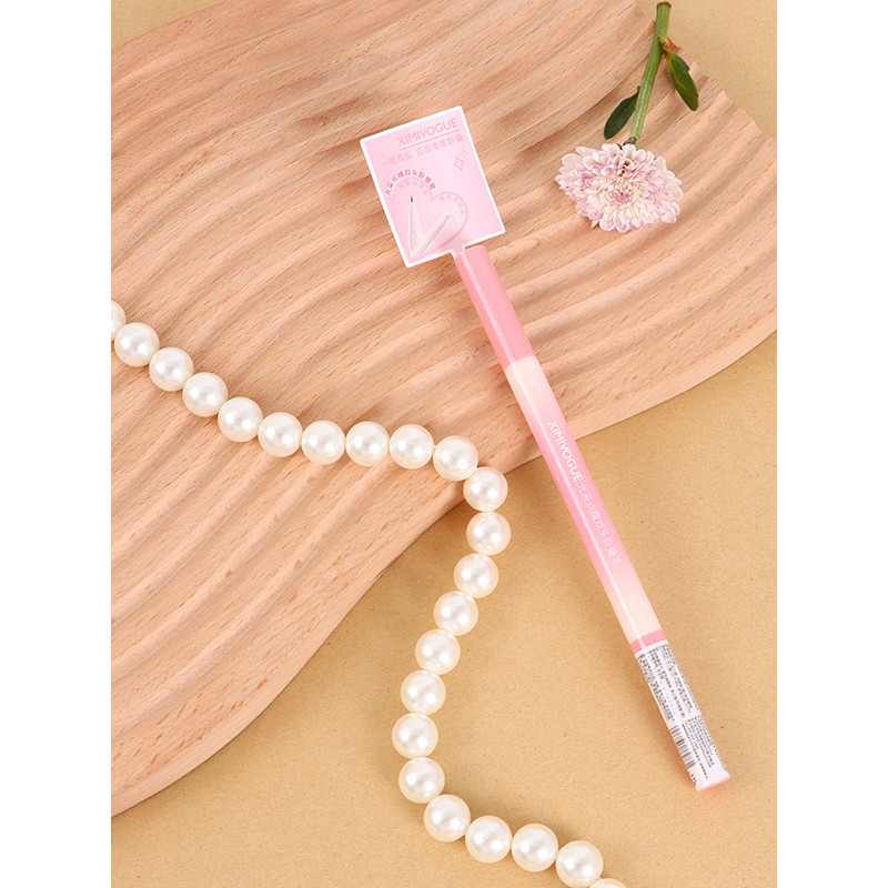 XIMIVOGUE XIMIVOGUE Eslite Radiant Finishing Double-Headed Lying Silkworm Pen-Peach B