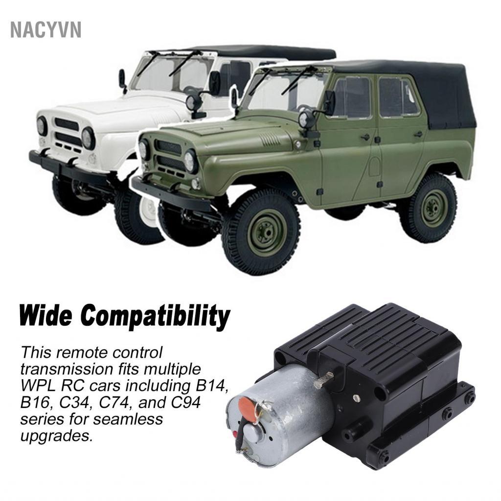 Nacyvn 370 Truyền Hộp Số WPL360 Xe Ô Tô Điều Khiển Từ Xa Nâng Cấp Cho B14 B16 B36 B36-3 B24 B36-2 C3