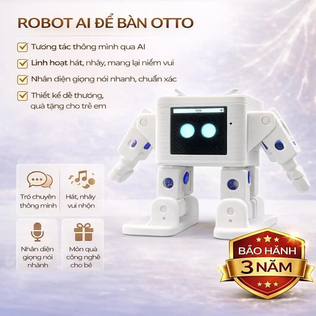 Robot AI robot thông minh robot Otto robot đồ chơi robot tương tác robot để bàn robot nhảy múa tạo d