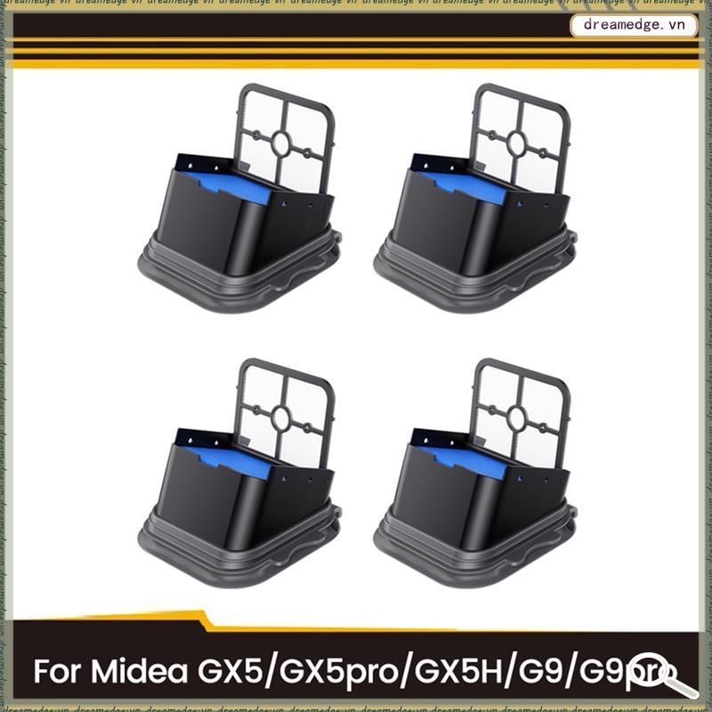 [dreamedge] 4 Bộ lọc Hepa thay thế cho GX5 / GX5pro / GX5H / G9 / G9pro Phụ kiện làm sạch sàn Bộ lọc