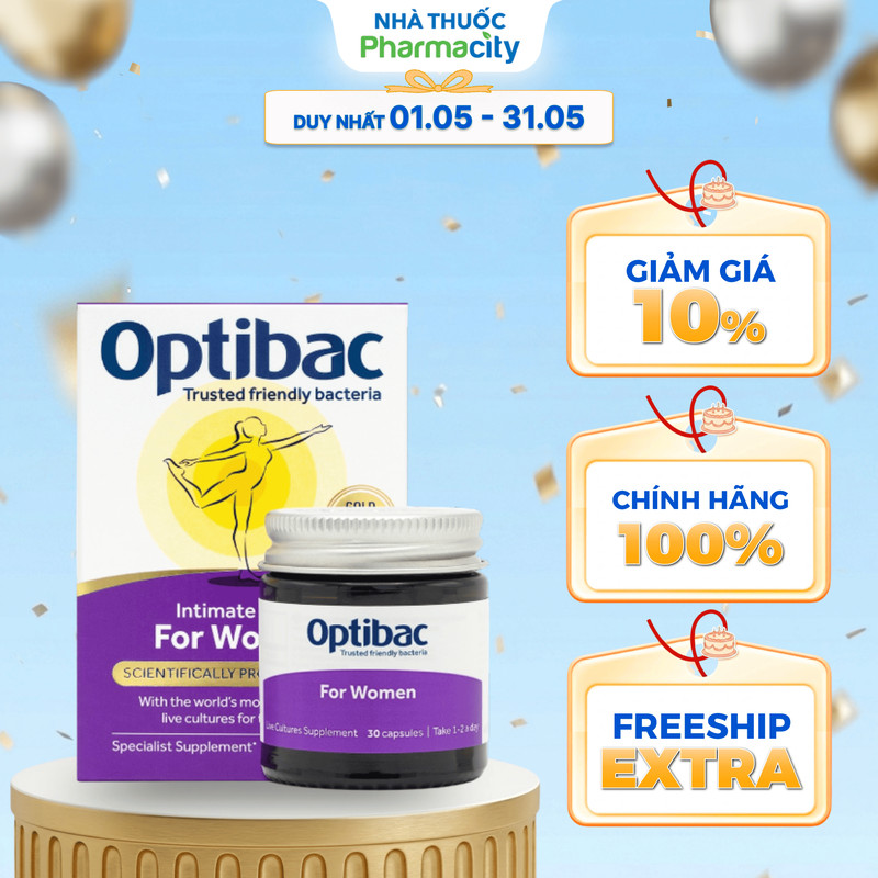 Thực phẩm bảo vệ sức khỏe Optibac For Women (30 viên)
