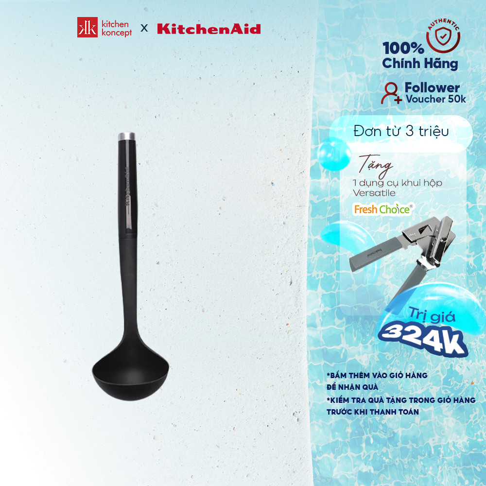KitchenAid - Vá múc canh màu đen