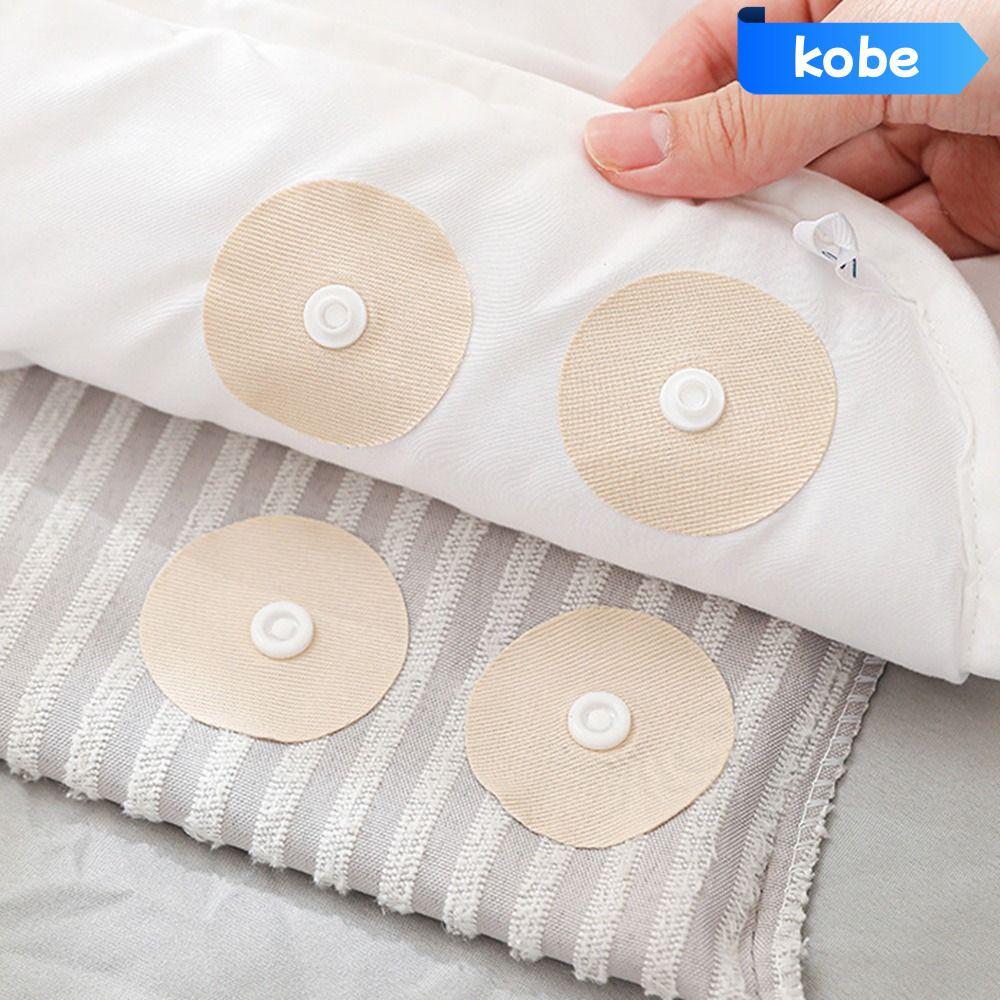 KOBE 8 / 12 Chiếc Duvet Cover Snap Clip, Nếp Nhăn Sắt Chống Trơn Trượt Góc Tấm Chống Trơn Trượt Khóa