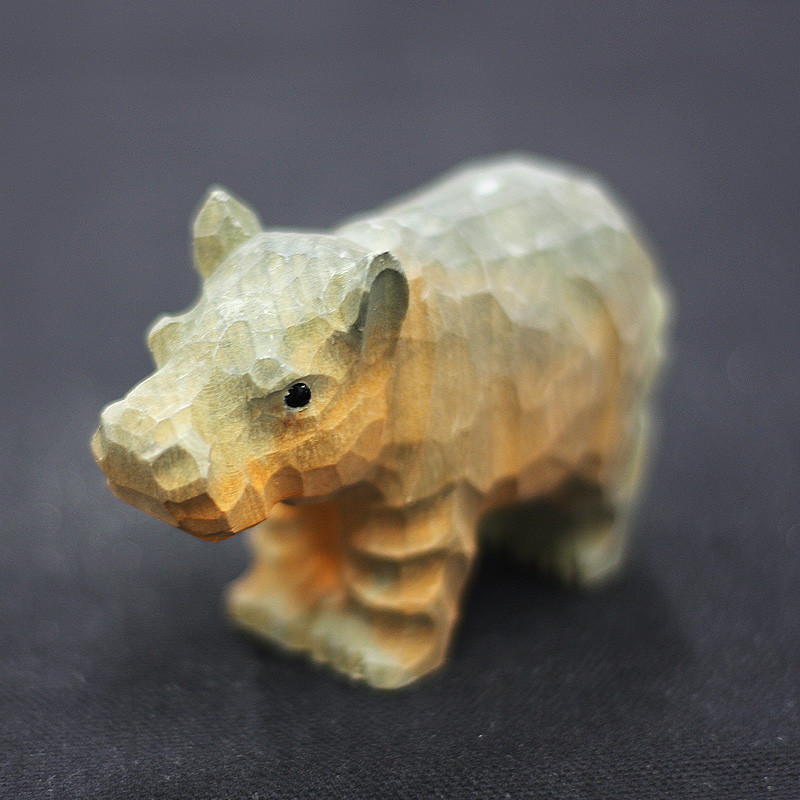 Hươu Quái Vật Shop Hippo Gỗ Khắc Đồ Trang Trí Little Hippo Handmade Gỗ Chắc Chắn Khắc Động Vật Nhỏ Đ