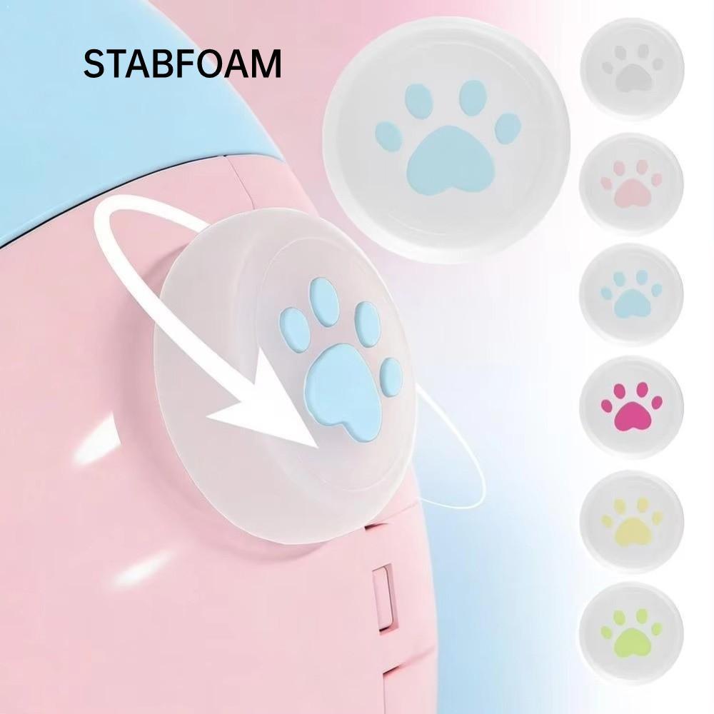 Nắp nút bảo vệ STABFOAM, Mũ bảo vệ nút silicon mềm hoạt hình, Thiết kế in hình chống trượt dễ thương