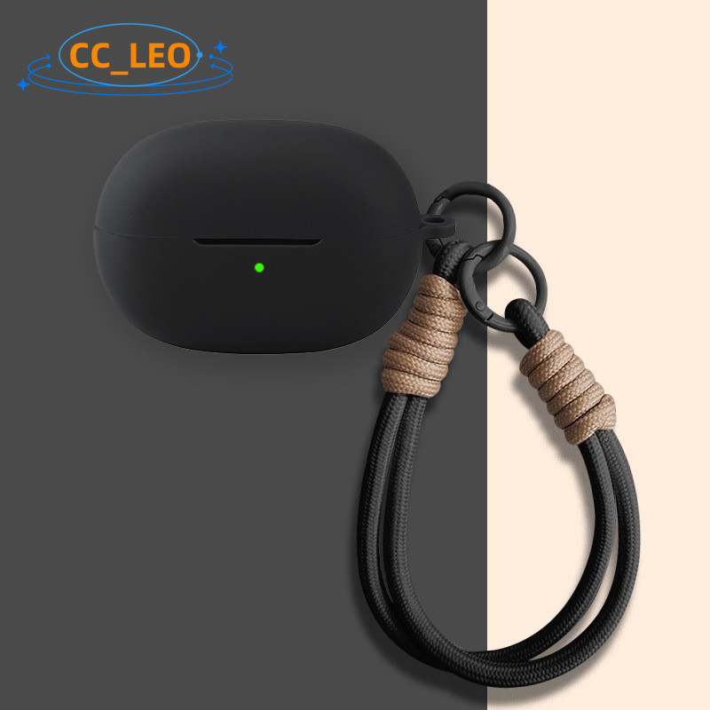 for EarFun Clip 2 Case Silicone Soft Case Cute Lanyard with Hook Suitable for EarFun Clip 2 Shockpro