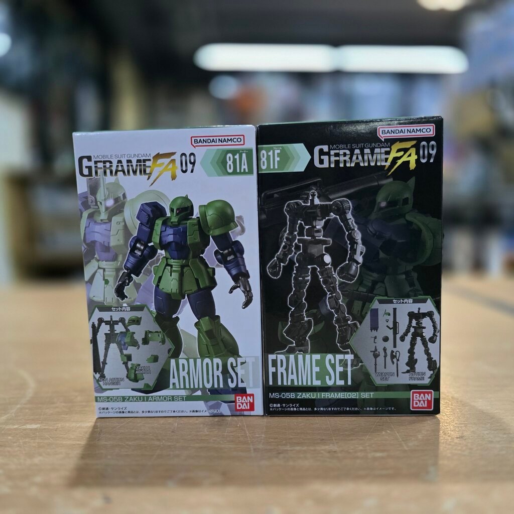 BANDAI Thai 792592481 No81 Zaku I - Mobile Suit Gundam G Frame FA 09 no81 Zaku I + frame