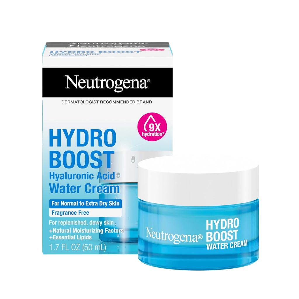 Kem Nước Neutrogena Hydro Boost, 72 Hr Hydrat Hóa Cho Da Thường / Cực Khô, Không Hương Thơm, Kem Dưỡ