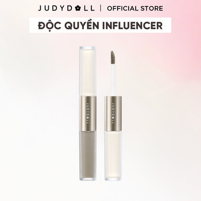 [CB INFLUENCER] Kem Bắt Sáng Tạo Khối JUDYDOLL Liquid Highlighter & Contour Duo Lâu Trôi Dễ Tán Không vón cục Khối kem Triệt sắc 4.8g