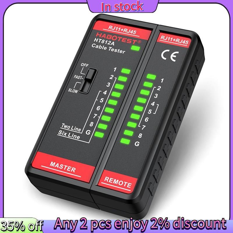 Còn hàng- Máy kiểm tra cáp mạng HT812A, Kiểm tra liên tục đường dây điện thoại cáp cho CAT5 / CAT5E 