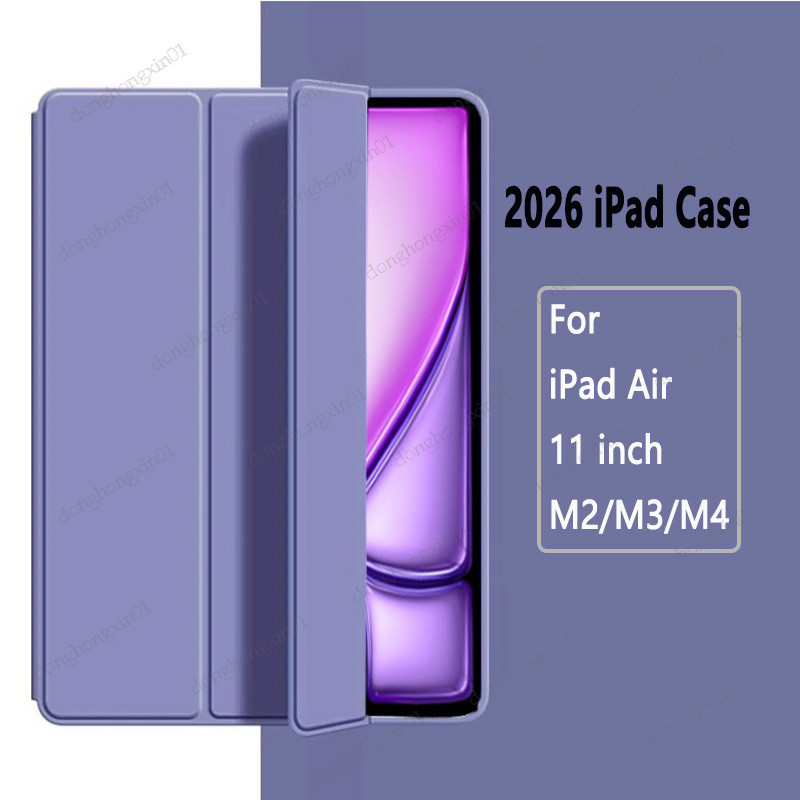 Dành Cho iPad Air 11 2026 Ốp điện thoại 11inch A3459 Air 11 "2025 A3266 A2902 Từ Gấp Đứng Silicon Mặ