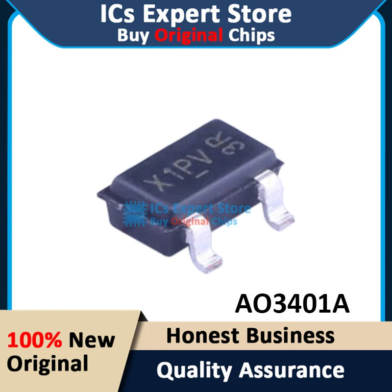 10 CHIẾC MOSFET AO3400A AO3401A AO3402 AO3415A AO3416 AO3423 SOT-23
