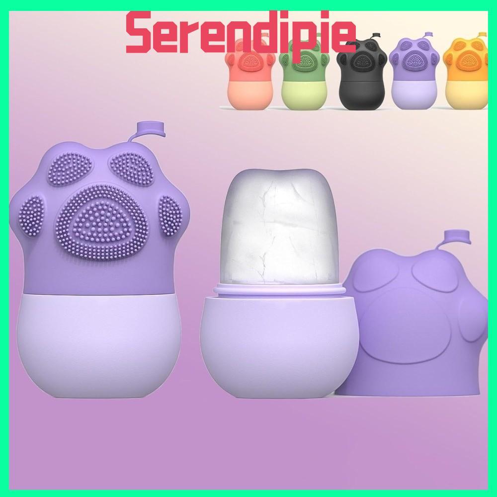 SEENDIPIE Silicone Ice Face Roller, Ice Roller Anti-Aging Facial Cube Roller, Massage Silicone Chất 