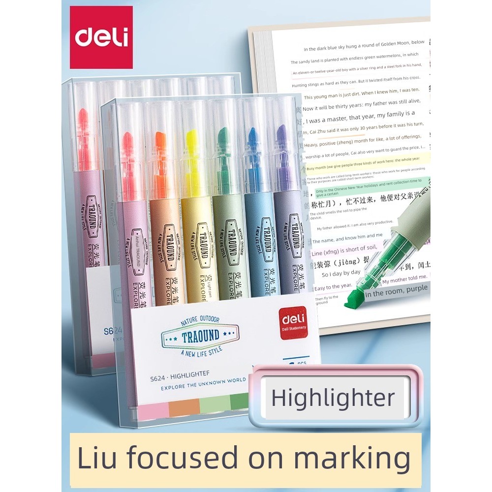 🔥 Màu Pastel 🔥 Bút Highlight Bút Dạ Quang Công cụ đánh dấu Mực Ra Đều Đánh Dấu Ghi Chú Nội Dung có h