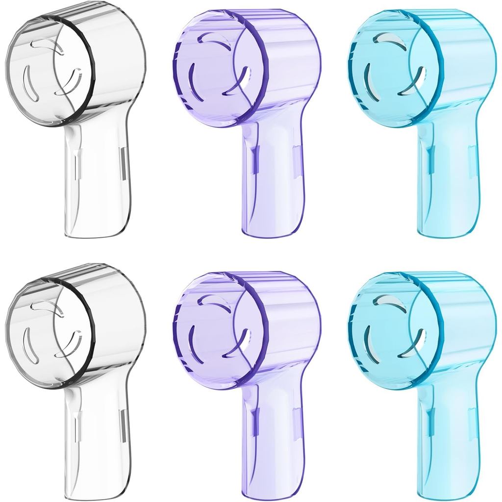 HSYTEK 6 Gói Đầu Bàn Chải Đánh Răng Vỏ Chống Bụi Tương Thích Với Oral B, Phù Hợp Cho Oral-B iO Serie