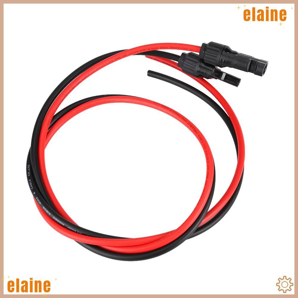 Cáp PV ELAINE, Cho Đầu Nối MC4 Cáp Chiều Dài 1m, Bền Chuyên Dụng Chịu Thời Tiết 2.5mm2 Cho Kết Nối B