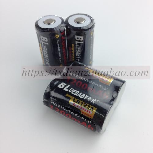 16340 17335 Chiyo 123A Pin Lithium Sạc Đèn Pin Mạnh 3.6V / 3.7V1200mAh