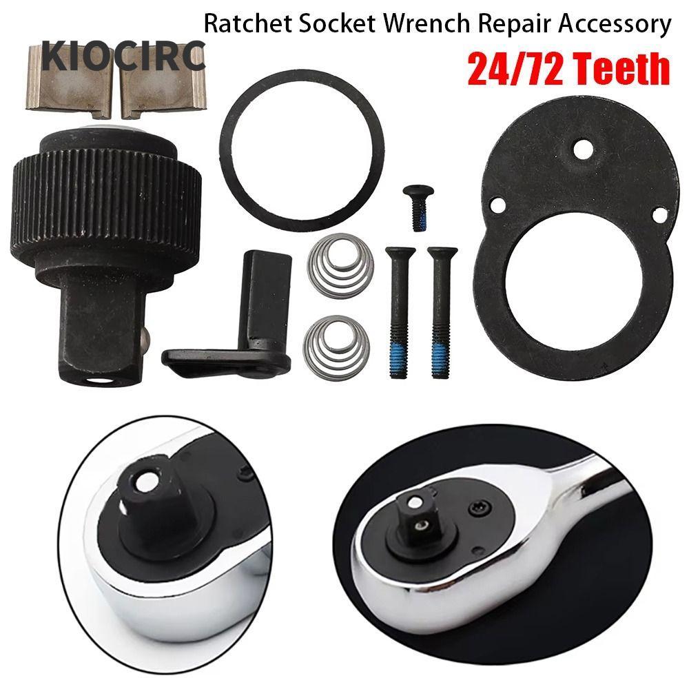 KIOCIRC 1 Bộ phụ tùng cờ lê Ratchet, 1 / 4 "3 / 8" 1 / 2 "Bộ phận thay thế Ratchet Ổ cắm cờ lê Phụ k