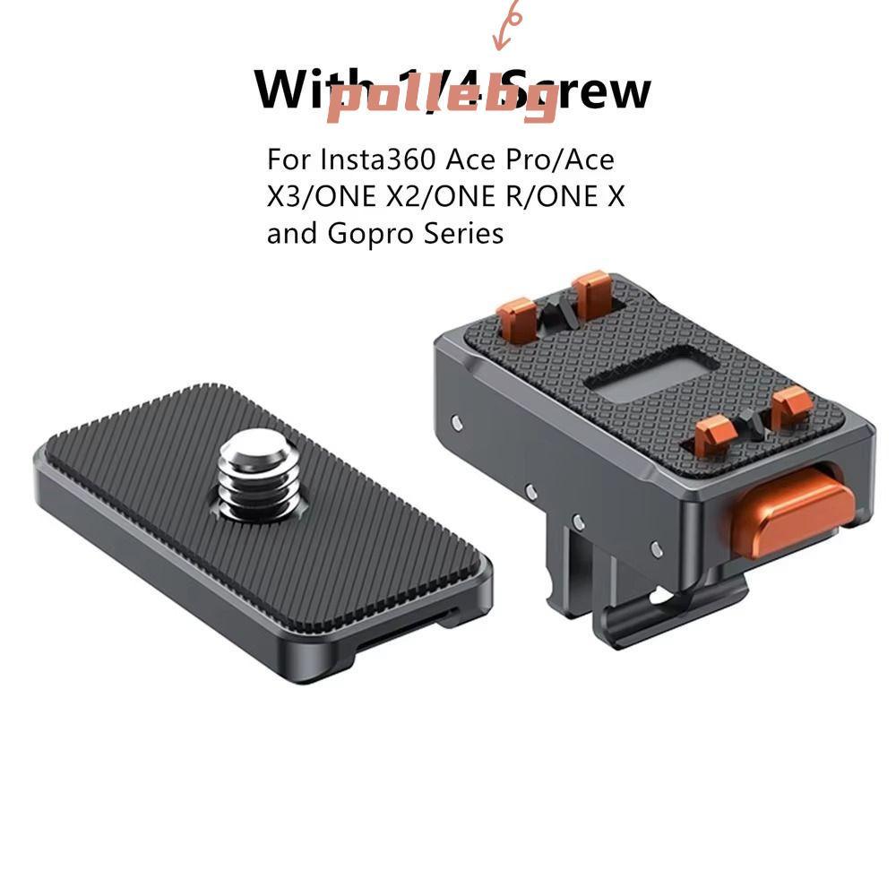 Giá đỡ tháo nhanh POLLEBG, với thanh nối dài lỗ vít 1 / 4 Giá đỡ bộ chuyển đổi từ tính, Camera Gimba