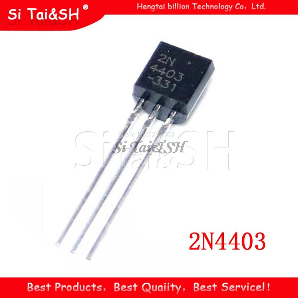 100 chiếc 2N3904 2N3906 2N4403 2N2907 2N4401 2N222 PN2222 2N5501 2N5551 TO-92 TO92 Bóng bán dẫn