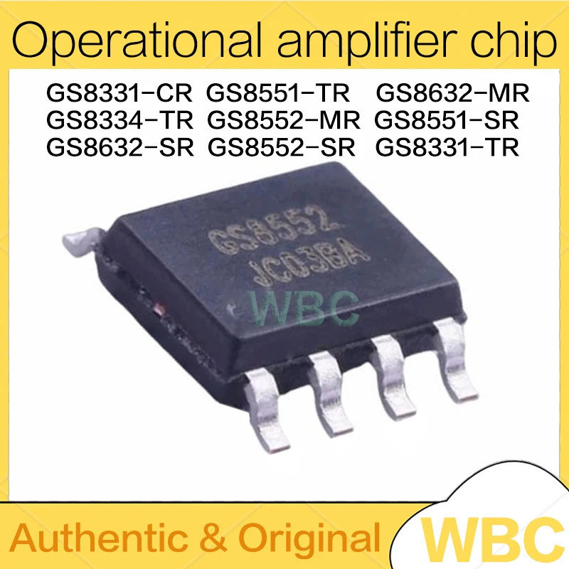1-5 CÁI GS8331-TR GS834 GS8551 GS8331-CR GS8551 GS8632 GS8552-SR GS8632 GS8552-MR SC70-5 MSOP-8 SOP-