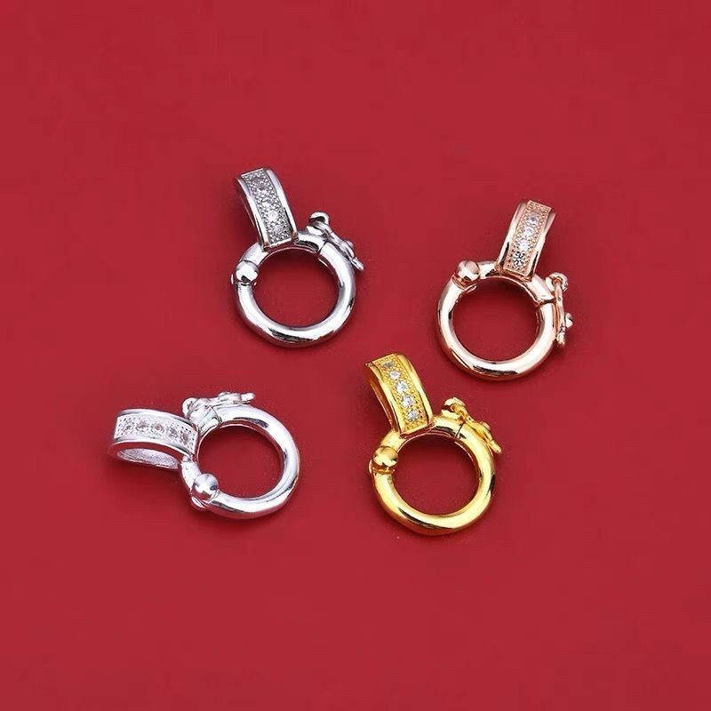 Vòng tay dây mặt dây chuyền nút đa năng bạc s925 S925