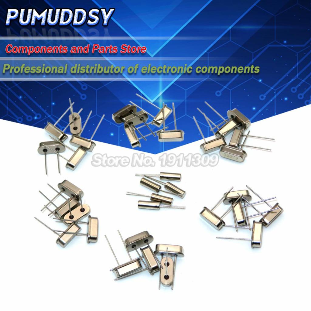 Hc-49s DIP Crystal Oscillator Bộ điện tử cộng hưởng gốm thạch anh cộng hưởng 7values X 5 CÁI 32.768K