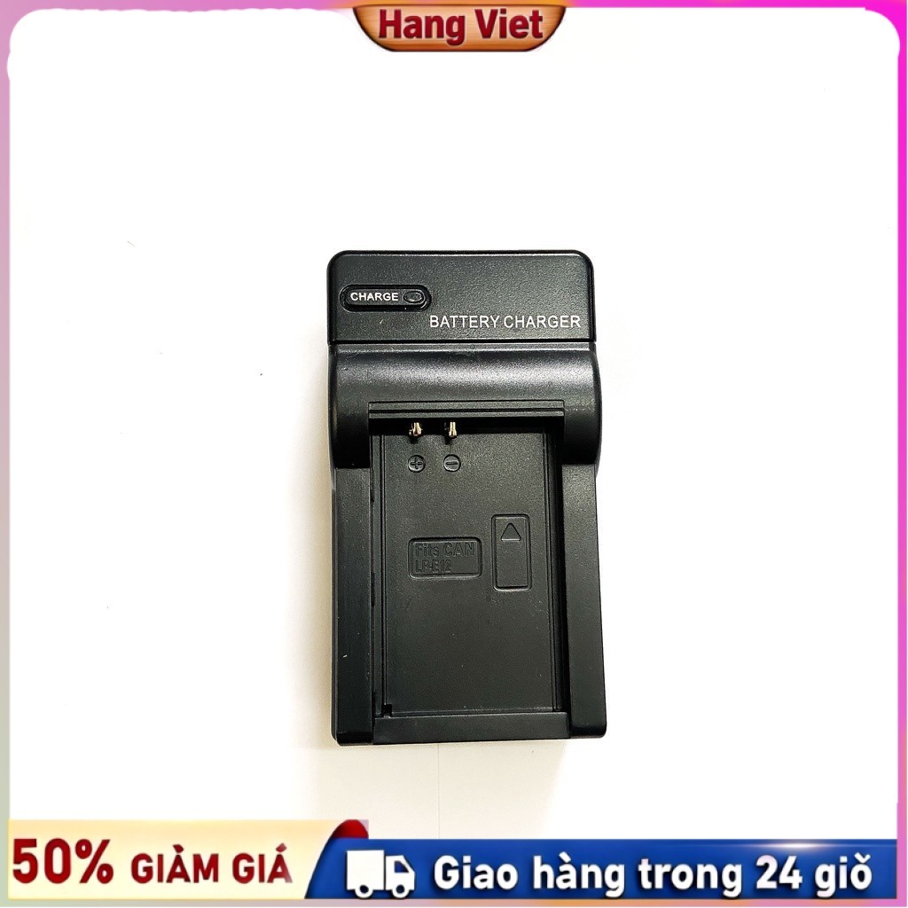 Sạc dành cho pin Canon LP-E12 tương thích nhiều máy ảnh Canon như 100D/M50/M100/Kiss X7