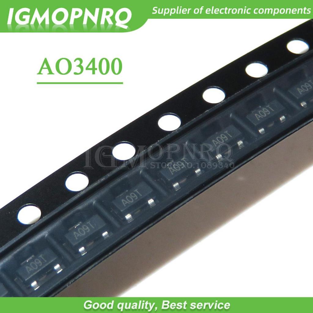 50 Cái / lốc AO3400 AO3401 AO3402 AO3404 AO3406 AO3407 AO3415 AO3416 SMD mosfet bóng bán dẫn SOT-23 