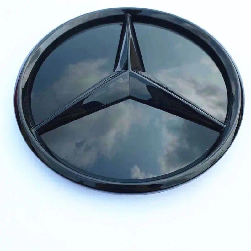 Huy hiệu lưới tản nhiệt 18,5cm Mặt trước biểu tượng ngôi sao lồi cho Mercedes benz GLK-Class GLK-X20
