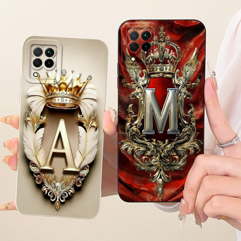 Ốp lưng Huawei Nova 7i Thẩm Mỹ Sang Trọng Chữ A-Z 2D Vỏ Silicon Sơn JNY-L21A JNY-LX2 JNY-L22B