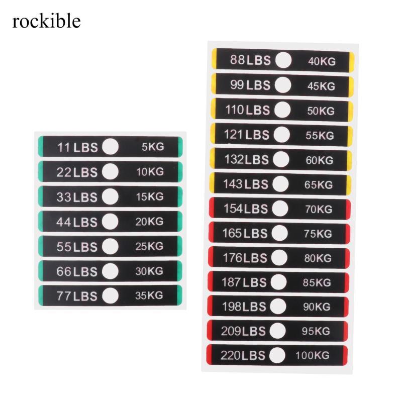 Rockible Trọng Lượng Xếp Nhãn từ 11lbs đến 220lbs - Tập Gym Phụ Kiện Tự Dính
