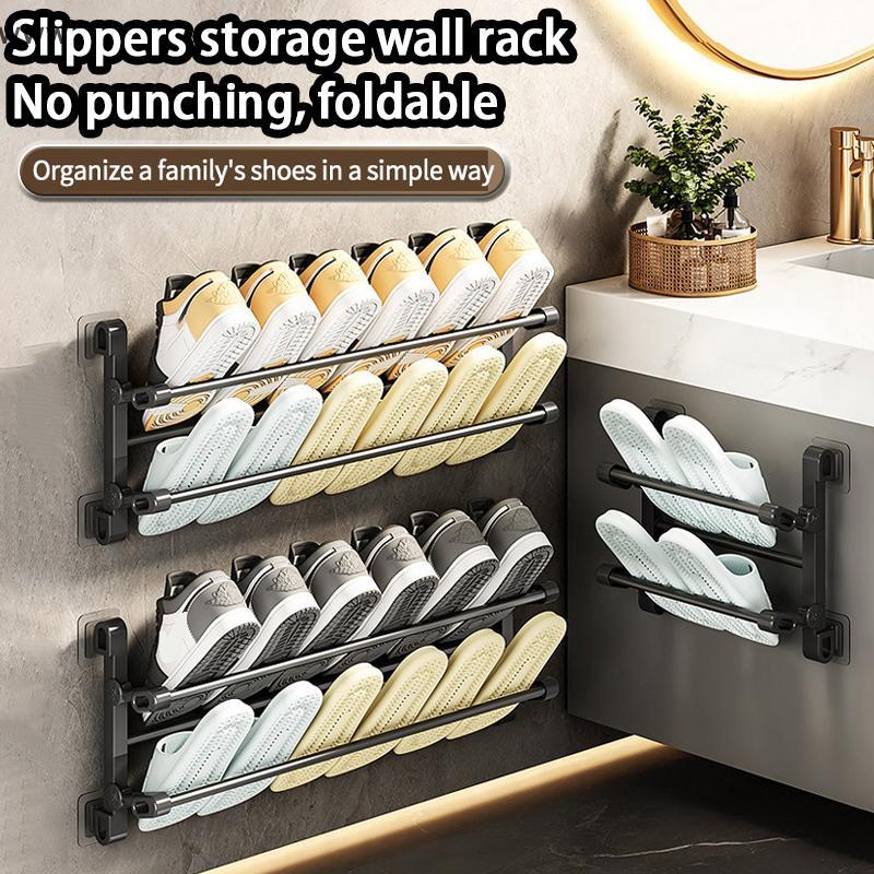 OOO Giá treo khăn & giày inox treo tường đa năng uuu