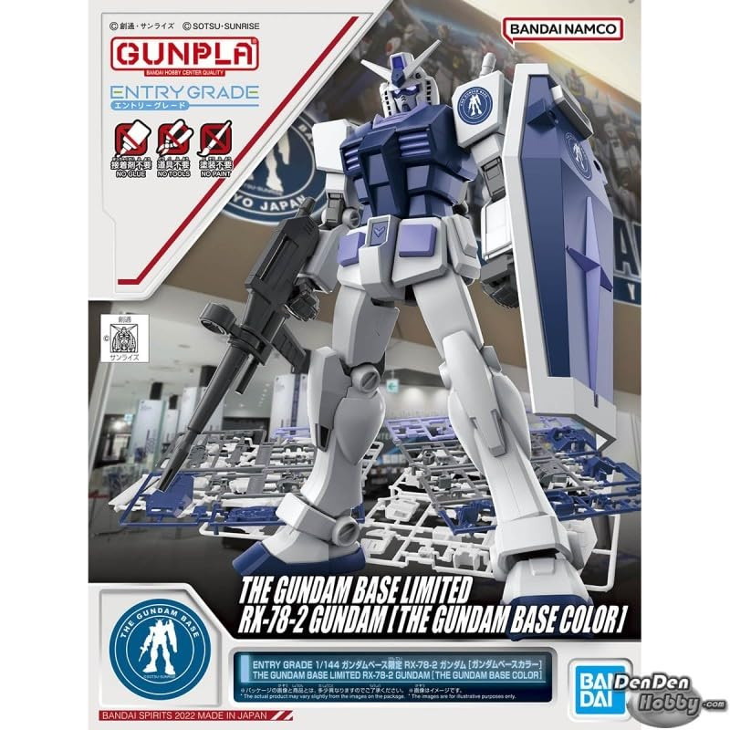 BANDAI SPIRITS ENTRY GRADE 1/144 RX-78-2 Gundam [Màu Gundam Base]