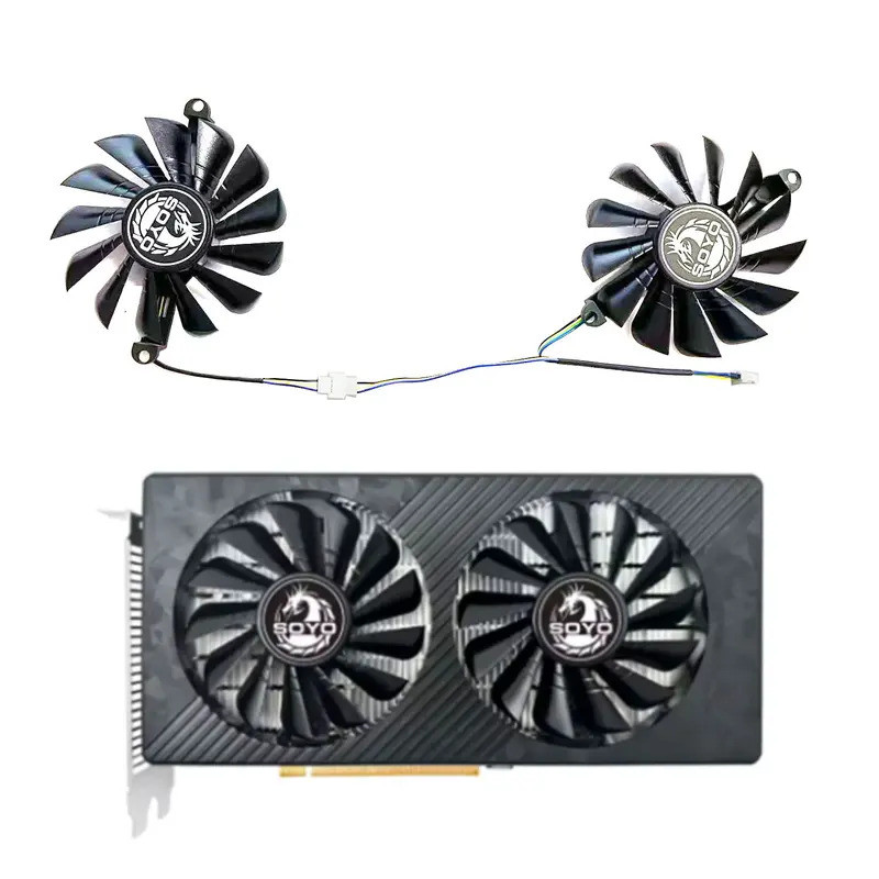 Mới 85MM 4PIN SOYO RX 580 GPU Quạt Thay Thế Cho SOYO RX 580 2048sp Quạt card video
