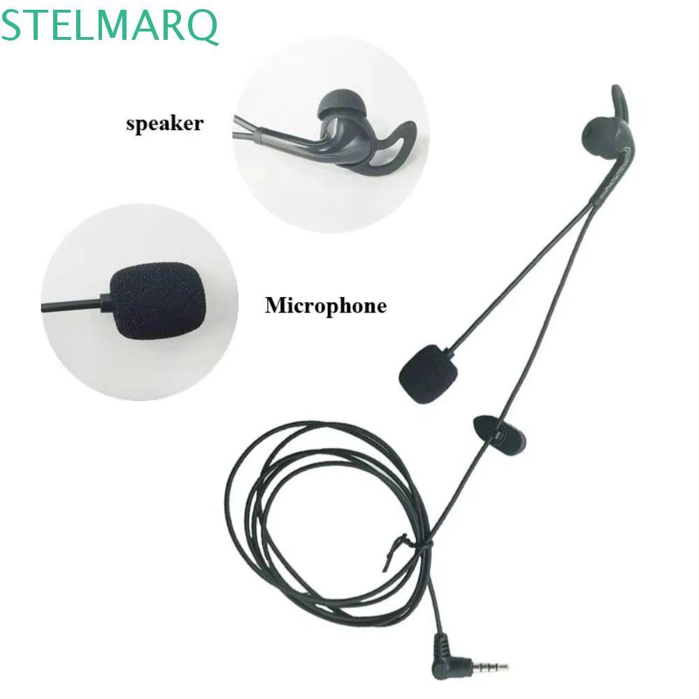 Tai nghe liên lạc trọng tài STELMARQ, Tai nghe trọng tài bóng đá xe máy, Âm thanh di động 3,5 mm Plu