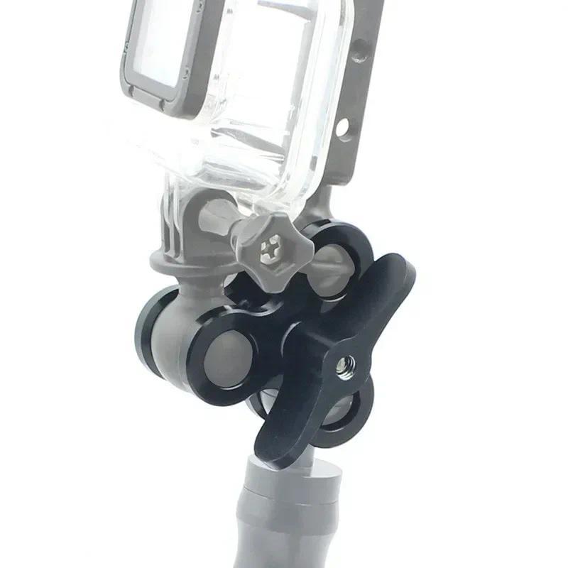 Lặn Bóng Đèn Đèn Cánh Tay Bóng Bướm Kẹp Ba Cho Gopro 5 6 Cho Gopro 5 6 Kẹp Gắn Adapter