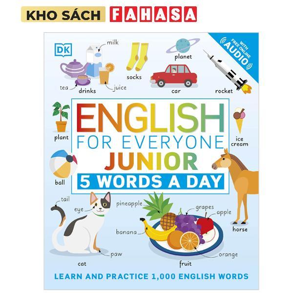 Sách ngoại văn: English For Everyone Junior: 5 Words A Day: Learn And Practice 1,000 English Words