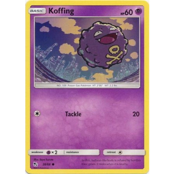 [Thẻ bài Pokemon TCG] Koffing - 28/68 - Common