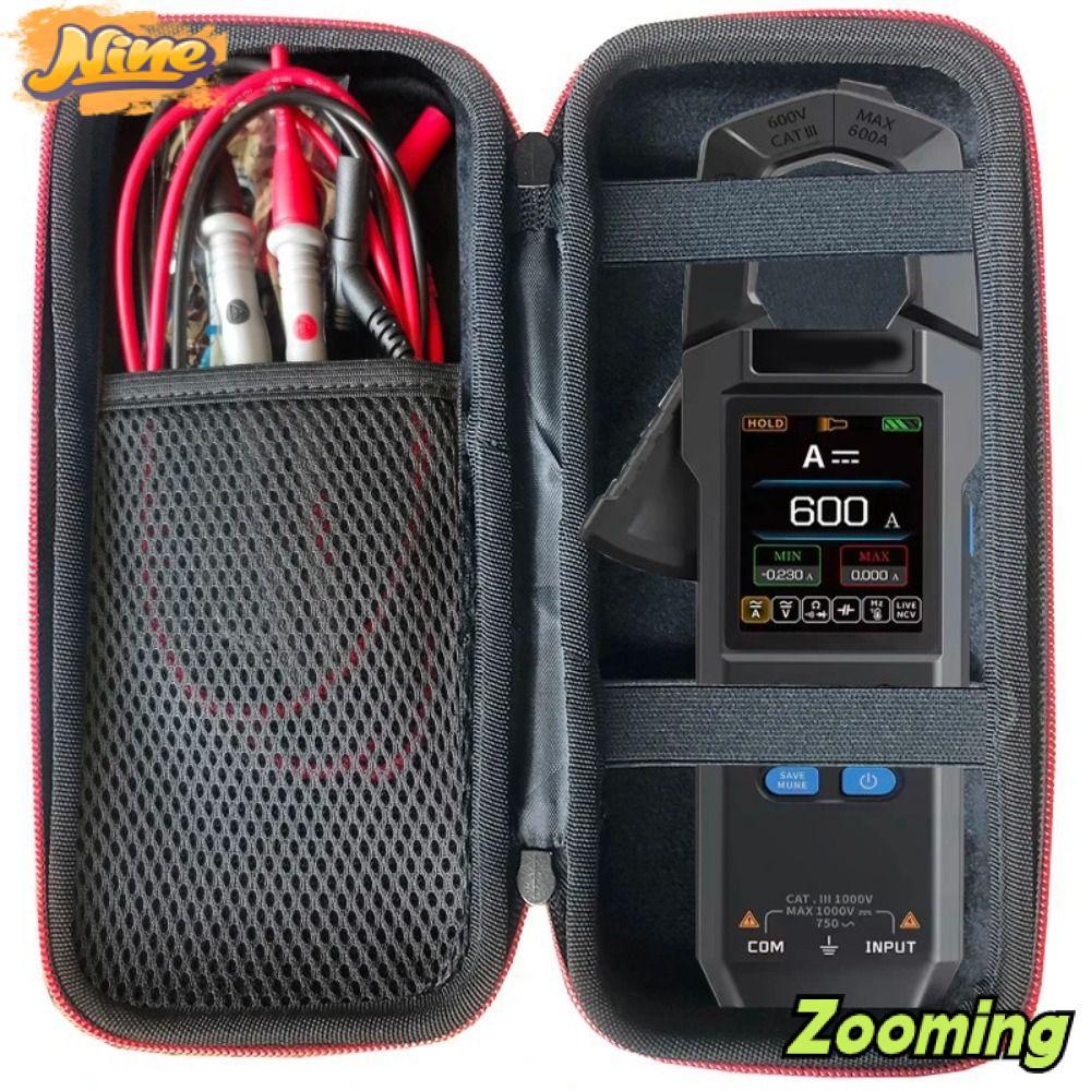 Mang theo ZOOMING, Máy đo kẹp lót xốp đa năng, Túi bảo vệ chống sốc vỏ cứng chuyên nghiệp để bảo vệ 