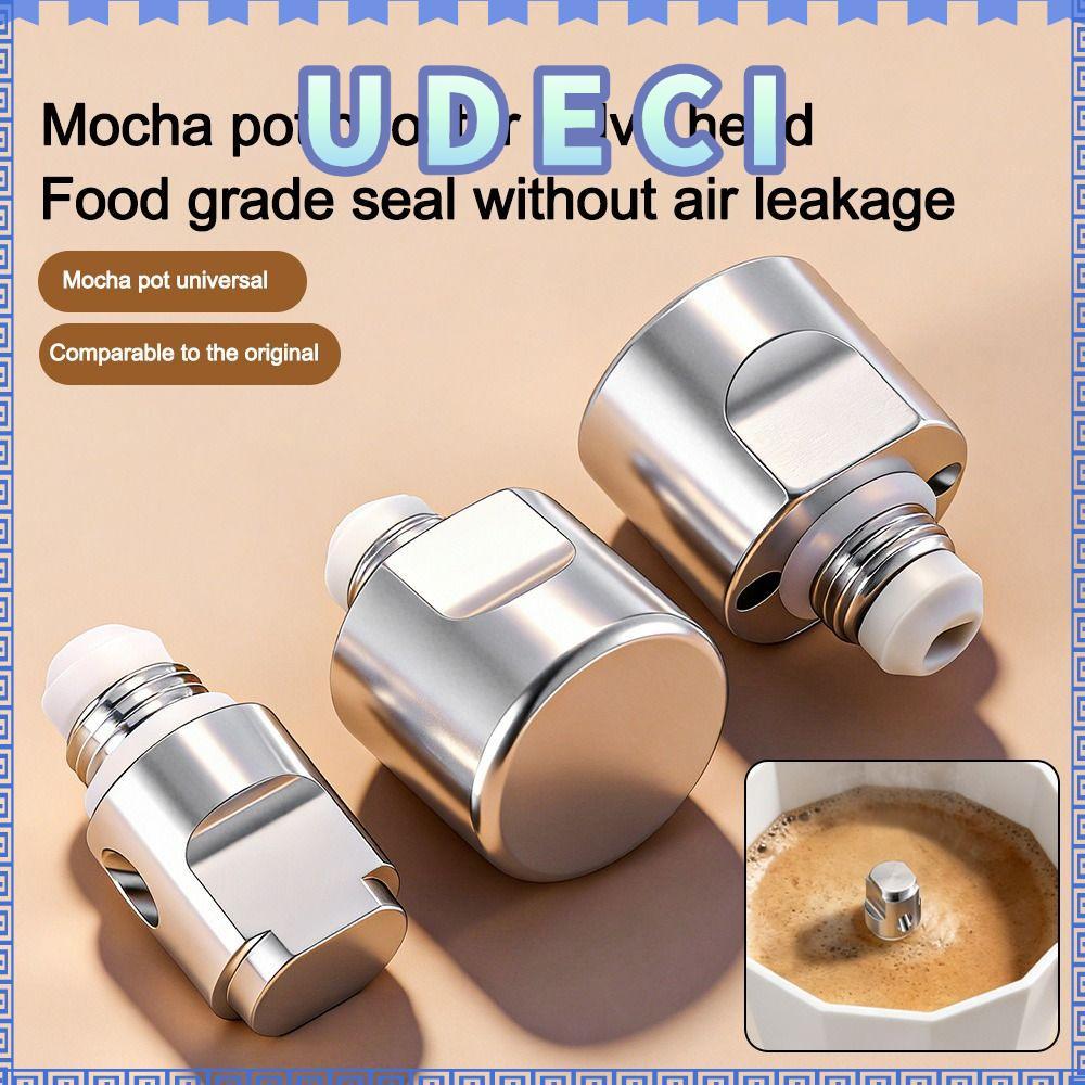 Bộ lõi van đôi UDECI Moka Pot, Van áp suất nồi Moka chống rò rỉ lõi van, Vòng đệm bền Moka Pot Boost
