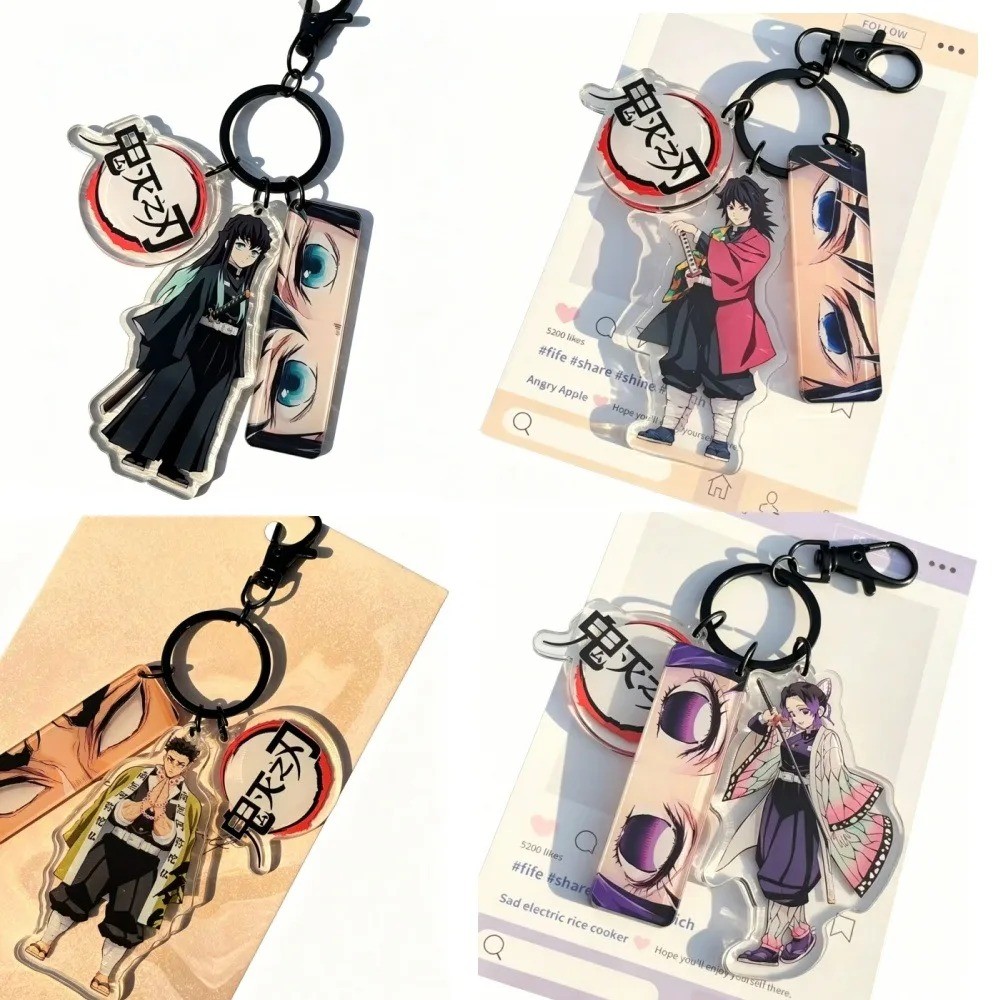 Demon Slayer Móc Khóa Anime Hàng Hóa Giyuu Tokito Muichiro Kocho Shinobu Tokito Yoriichi Fukuoka Yui