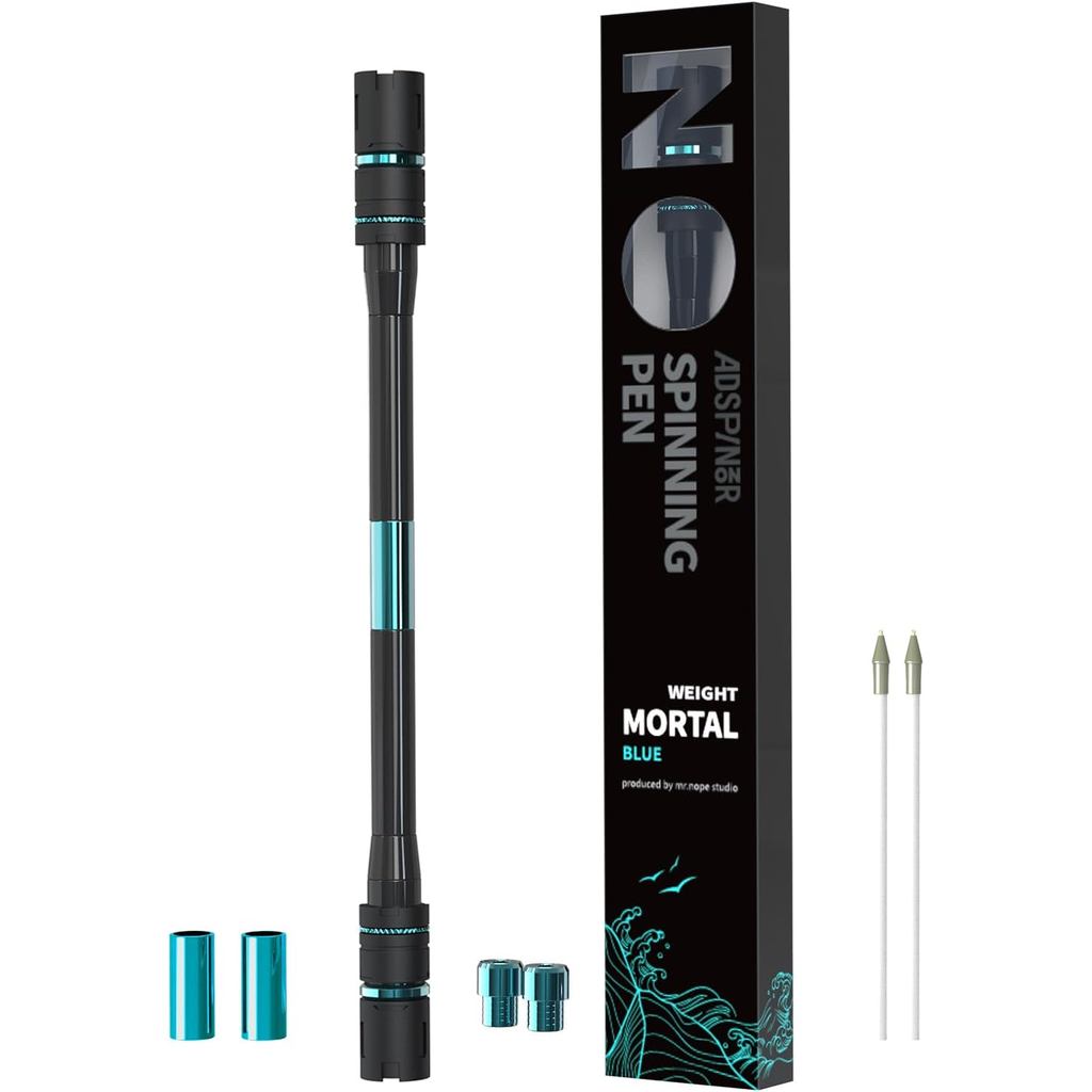 Ông Nope Weighted Mortal Spinning Pen Mod Advanced Trick Spin Pen for Precision & Practice Heavier, 