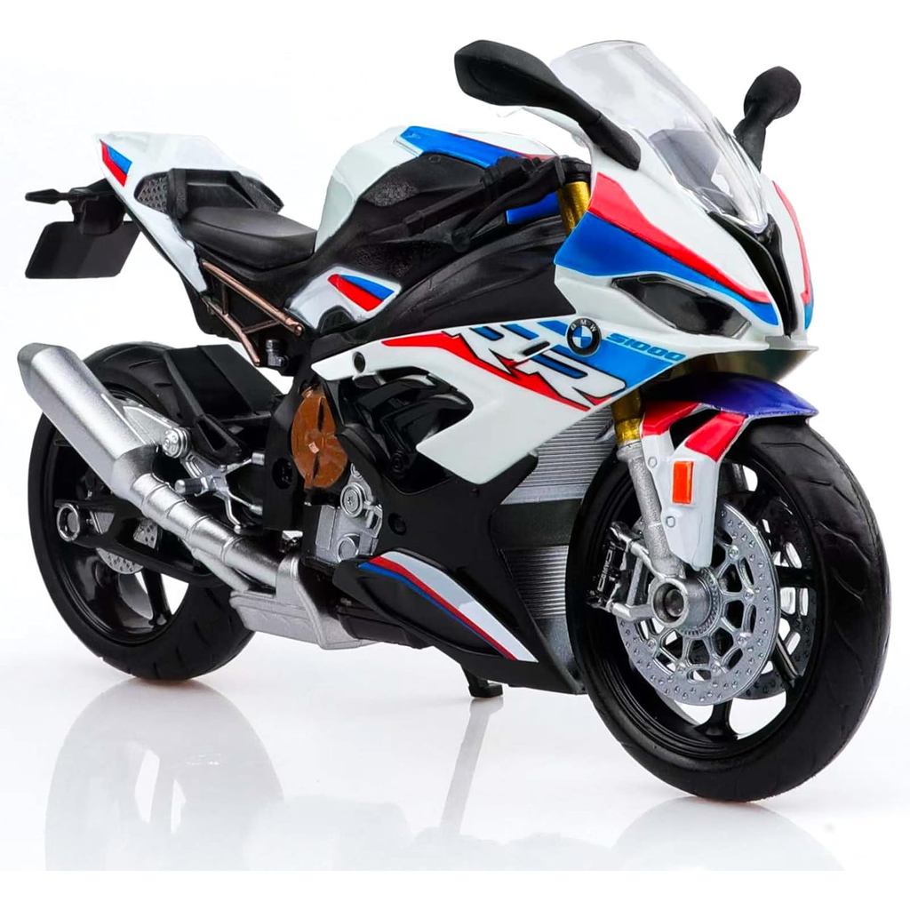 Xe máy đồ chơi đúc sẵn BMW S1000RR, Mô hình xe máy BMW tỷ lệ 1 / 12, Quà tặng đồ chơi xe máy BMW cho