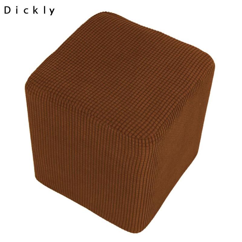 Vỏ Ottoman hình chữ nhật dày, Ottoman cho ghế Sofa, Vỏ đàn hồi cho Ottoman, Vỏ bọc co giãn Ottoman c