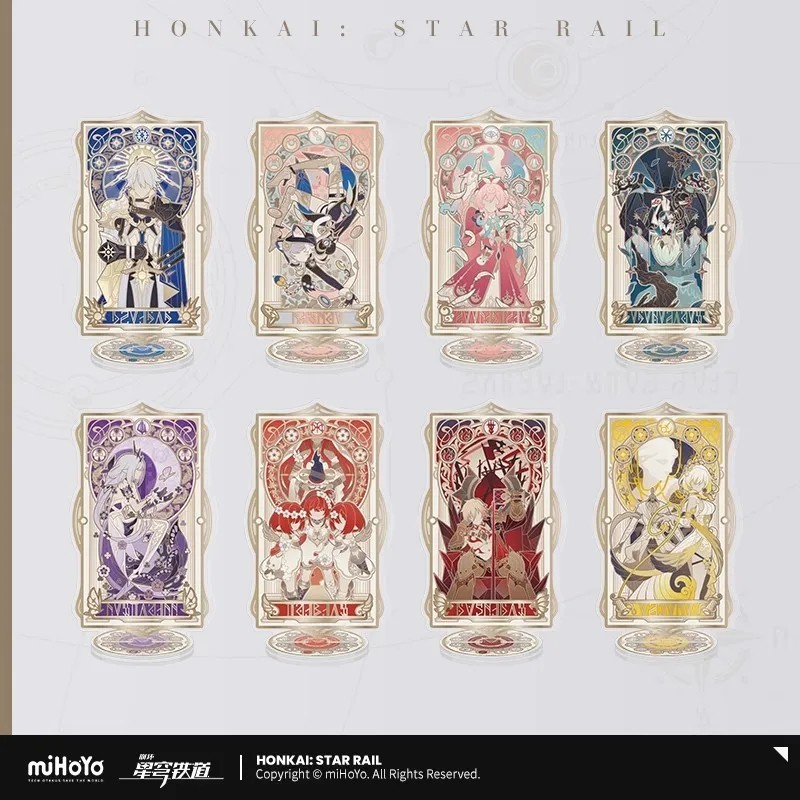 Standee Honkai Star Rail Official miHoYo Series As I Write Mô hình Mica Xoay Trang Trí Decor Game An