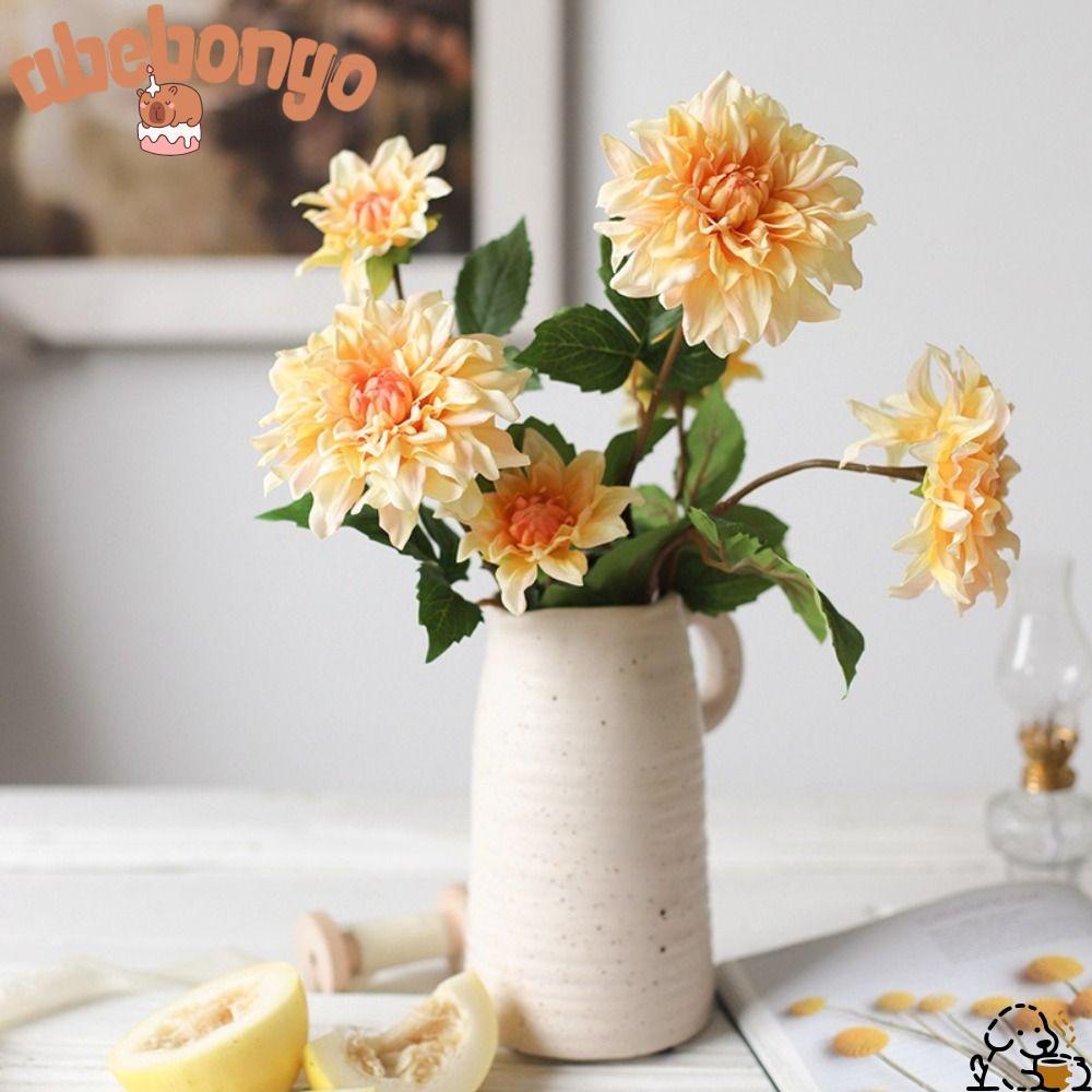 ABEBONGOTF Nhân Tạo Hoa Dahlia, Đầy Màu Sắc Handmade Cảm Ứng Thật Dahlia, Sự Kiện Hoa Sắp Xếp Chất L