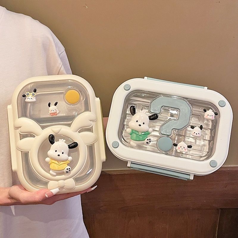 Pacha Dog Hoạt Hình Dễ Thương Hộp Bento Inox Hộp Cơm Trưa Bento Hộp Cơm Trưa Bento 1200ml / ogku